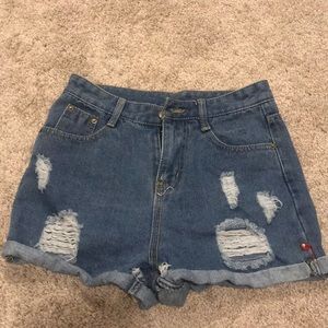 jean shorts